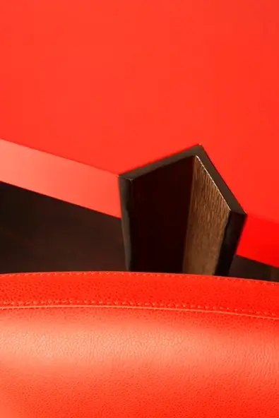 Cuir grainé rouge Carla